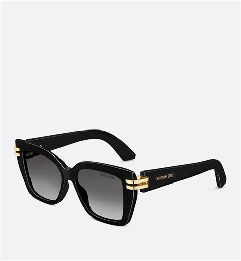 VeryDior S1I Black Square Sunglasses 